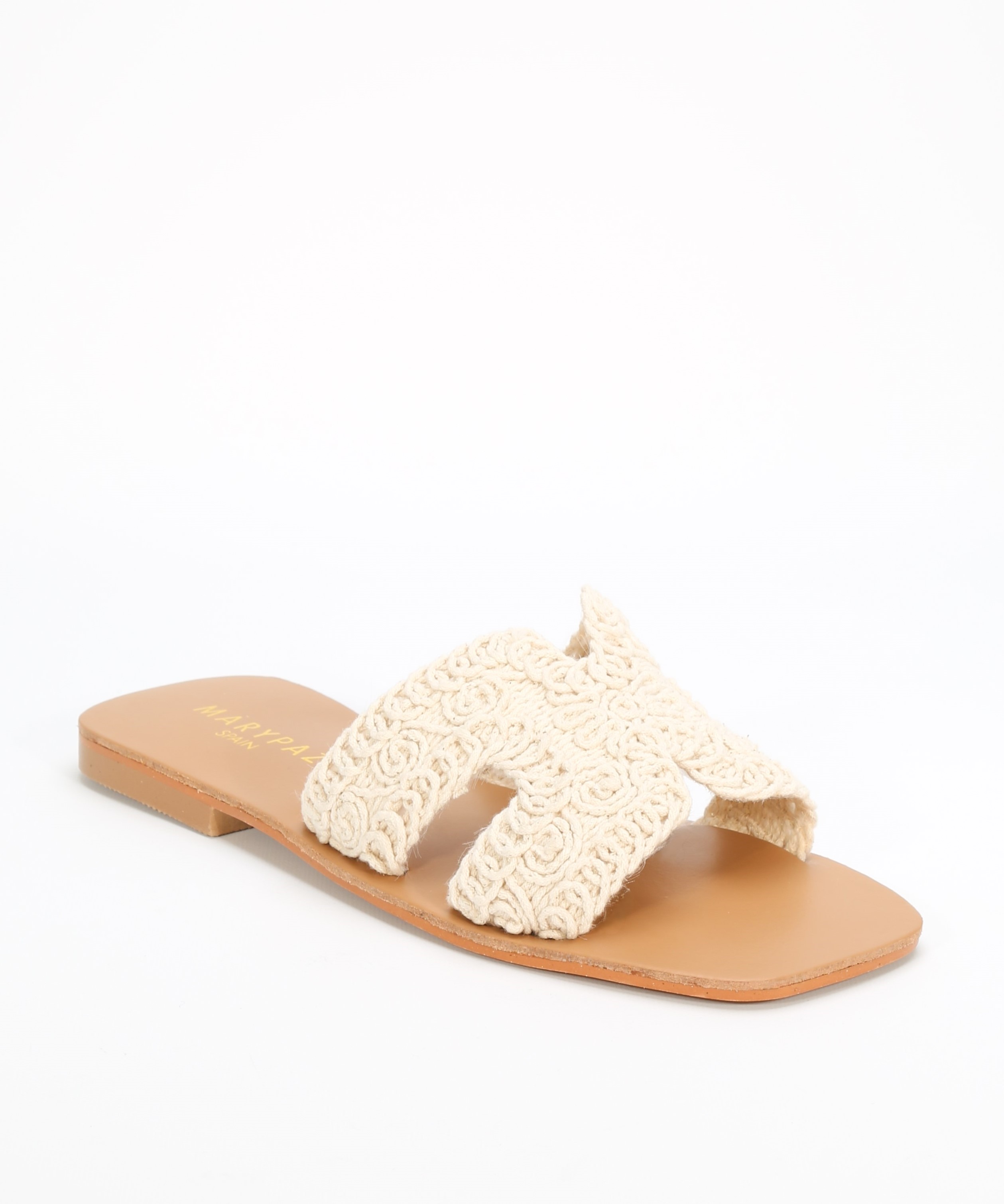 Sandalias planas bordadas image number null